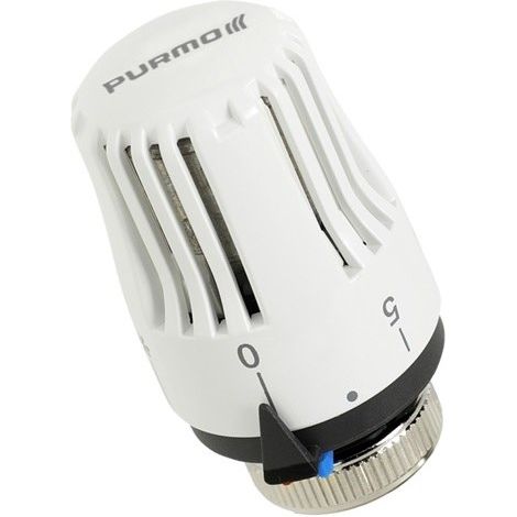 Tête thermostatique Purmo M30x1,5 7-28 degrés C, RAL9003 (1/4)