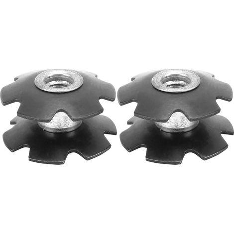 Écrou hexagonal floral 26,3mm pour fourche avant vélo, pièce de fixation en forme de fleur, accessoire cyclisme (1/5)