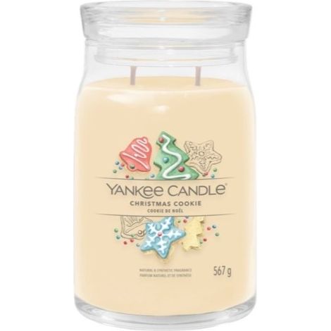 YANKEE CANDLE SIGNATURE BOUGIE PARFUMÉE GRANDE BOUGIE EN POT AVEC DOUBLE MÈCHE MÉLANGE DE CIRE DE SOJA (1/2)