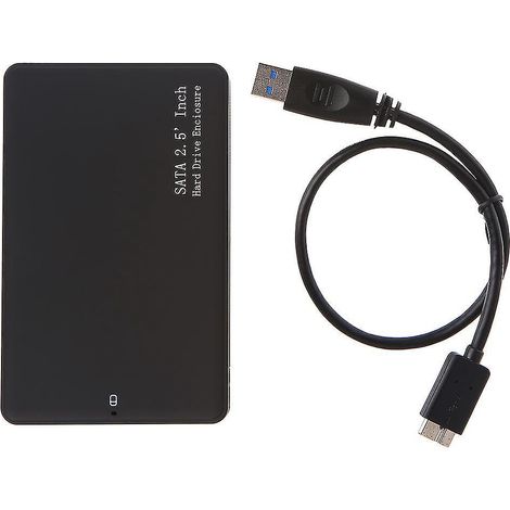 Boîtier pour disque dur SATA 2,5" USB 3.0 portable et résistant (1/4)