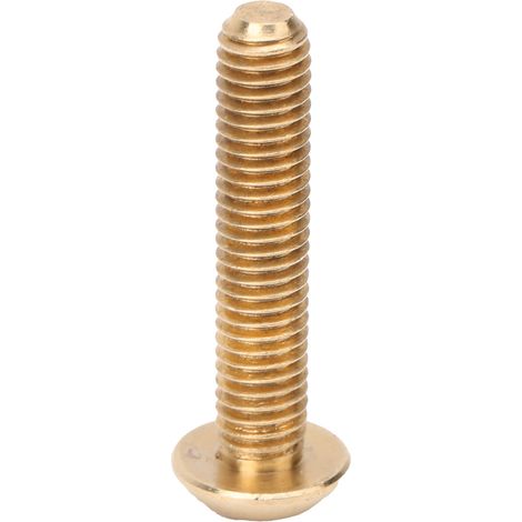 Vis à tête cylindrique creuse semi-circulaire en cuivre pur M5, M525 mm (1/5)