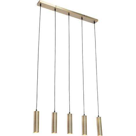 Modern Pendant Light Bronze 5-Light - Jeana (1/4)