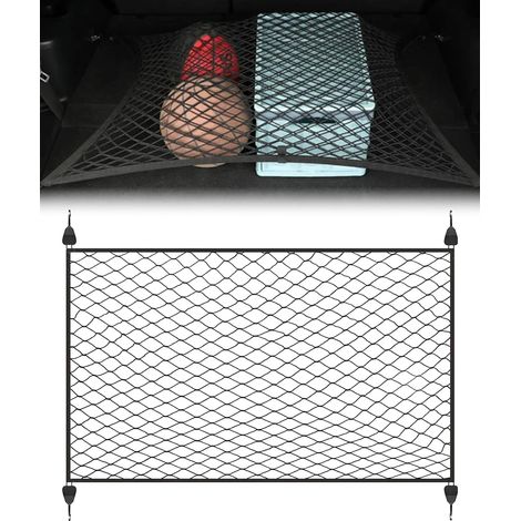 Rete portaoggetti per bagagliaio auto, 24 x 16 pollici, rete organizzativa per auto, rete universale per animali domestici, adatta alla maggior parte di berline, SUV, camper, camion e veicoli commerci (1/3)