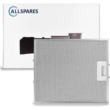 Filtro metálico AllSpares para campanas extractoras compatible con Novy 508-9008 / 6200020 (315x270x9mm) (1/5)