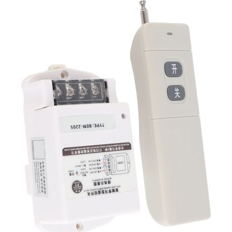 Interrupteur de télécommande sans fil intelligent pour pompe à eau et gros appareils électroménagers 220 V CA (1/5)