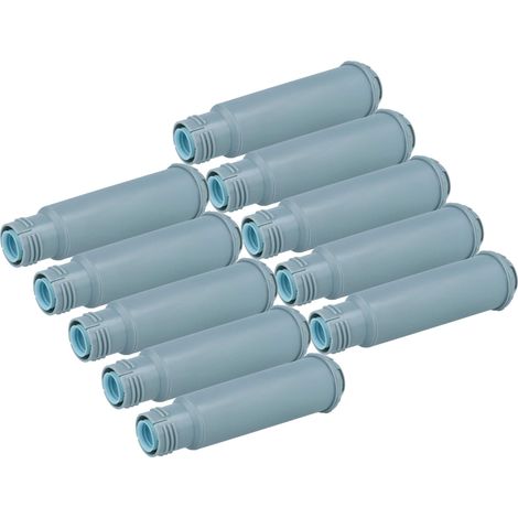 vhbw 10x filtro dell'acqua sostituisce ZANKER 9000849514 per macchina da caffè automatica, macchinetta per espresso - grigio