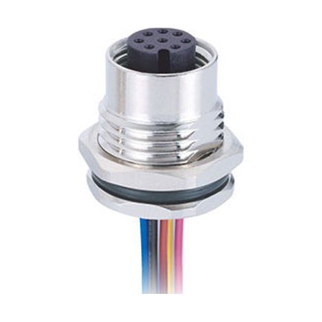 Connecteur pré-câblé RS PRO 8 conducteurs , M12 Femelle, 300mm ( Prix pour 1 )