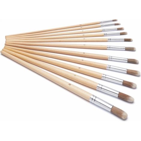 Harris Artist Paint Brush Set, Round (Pk-11) (1/2)