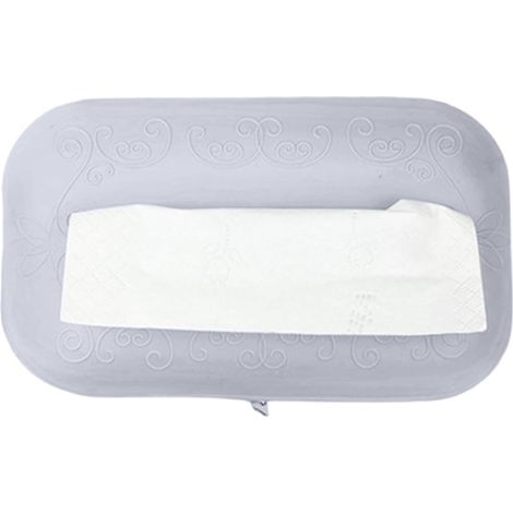 Housse pour Boîte À Mouchoirs - Rangement Poche Adhésive à Fermeture Éclair Cache Boîte À Mouchoirs Moderne Distributeur De Serviettes,pour en Papier Salle de Bain Salon Cuisine (1/5)