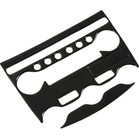 Panneau de Commande Climatisation et Console Centrale pour 370Z Z34 2009 à Aujourd'hui, Cadre de Panneau AC, Conduite à Gauche (1/5)