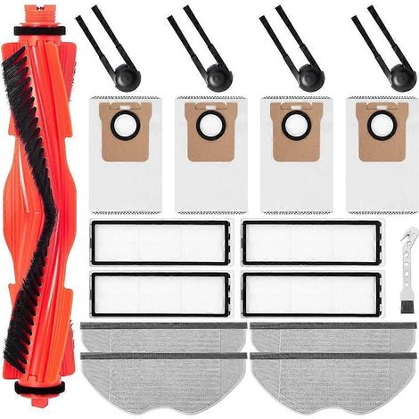 Zubehör und Ersatzteile für Xiaomi H40 Staubsauger: Hauptseitenbürste, HEPA-Filter, Reinigungsbeutel. (1/5)