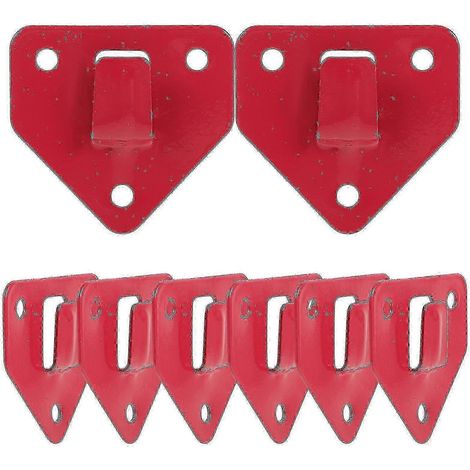 Support mural robuste pour extincteur (lot de 8) - Crochet de fixation pour situations d'urgence (1/2)
