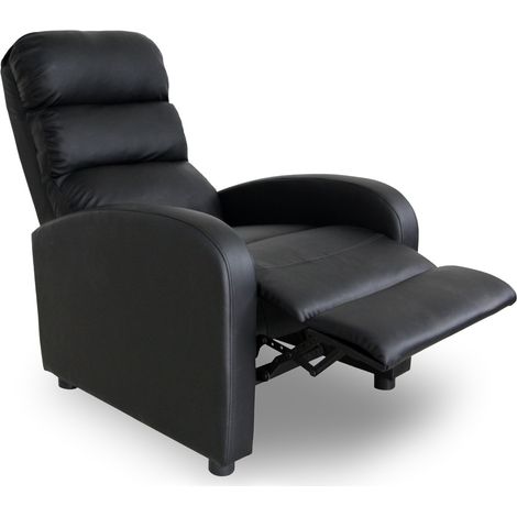 Fauteuil relax manuel Lasco Noir