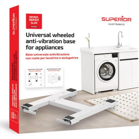 Superior Base con Ruote Lavatrici Antivibrazione SLW004