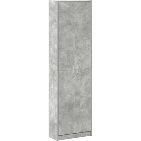 Kleiderschrank Beton Grau 55 x 25 x 189 cm Holzwerkstoff vidaXL