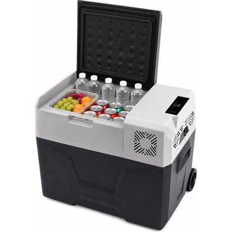 Glacière Électrique 30 L pour Voiture – Mini Frigo Portable à Compresseur, -20 °C à +20 °C, 12/24 V & 110–240 V (1/5)