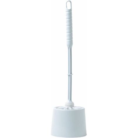 Brosse De Toilette En Plastique Ensemble De Toilette Toilette Doux Brosse E138 Maison En Plastique À Long Poignée Toilette Brosse De Toilette Bleu (36 8) (1/5)