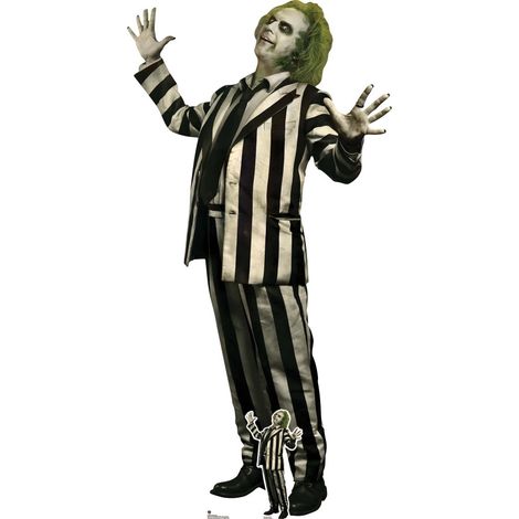 Figurine en carton Beetlejuice acteur Michael Keaton- Haut 178 cm (1/5)