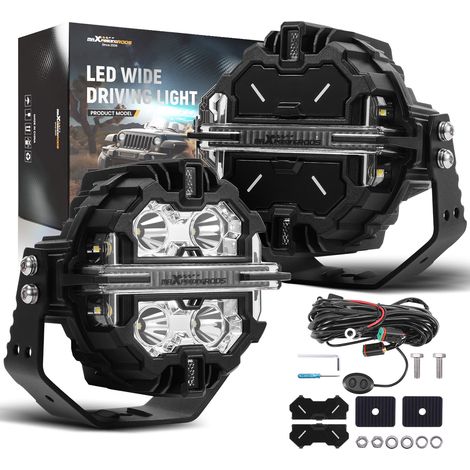 178W LED Driving Pod Lights For Off Road 4X4 SUV Marine White Amber DRL IP68 (1/5)