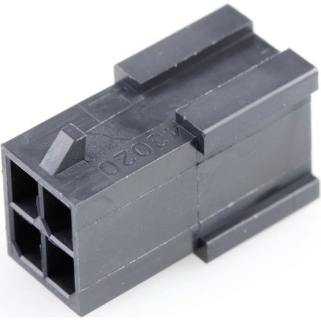 Molex Boîtier femelle pour câble Nbr total de pôles 4 Pas: 3 mm 430200411 1 pc(s) Bag