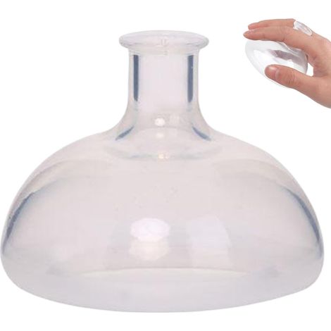Tasse à percussion thoracique, dispositif d'élimination du mucus à valve flottante, aide physique, bouchon de hoquet en caoutchouc blanc de 2, 4x1, 8 pouces, dispositif ventouses facile utiliser p (1/5)