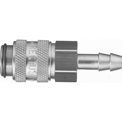 Raccord rapide pneumatique Legris, Filetage femelle vers Femelle 16mm Européen, Profil rectus en Laiton nickelé ( Prix pour 1 )