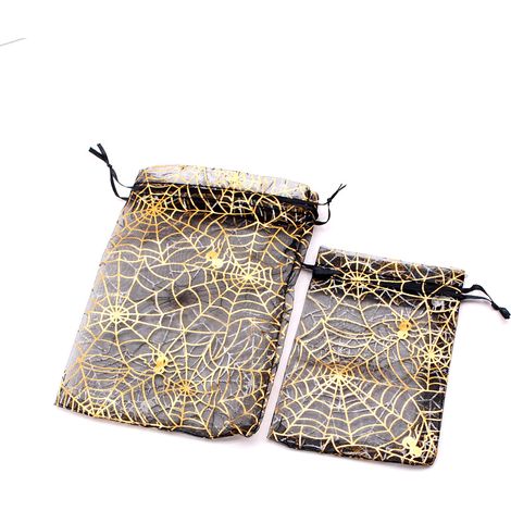 100 sachets à bonbons, sachets en cellophane 10 x 14 cm, sachet cadeau d'Halloween (1/4)