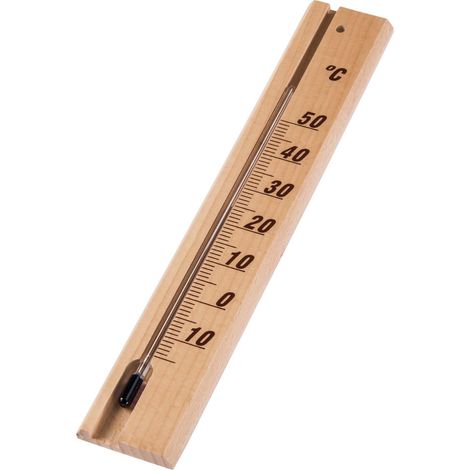 Hama 00186401 Termometro ambientale in legno 20 cm