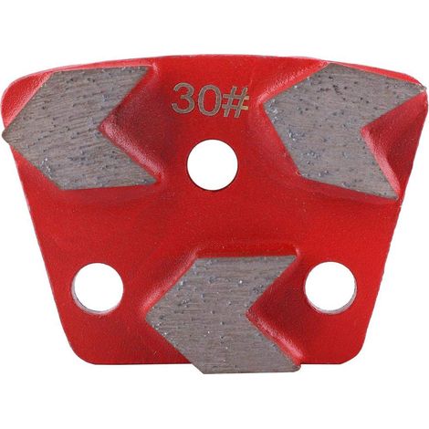 Set mit 3 Bodenschleifscheiben – Körnung 30 – Metall – zum Abschaben und Trennen von Oberflächen – FTVOGUE