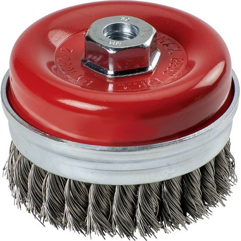 kwb Brosses à dents AGGRESSO-FLEX ®, torsadées, fil d'acier HSS ondulé pour une utilisation avec meuleuse d'angle 71922