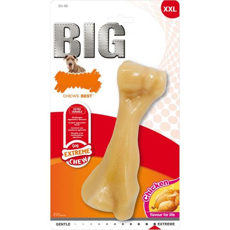 Giocattolo da mordere per cani Nylabone Extreme Chew Big Nylon Carne di manzo e vitello