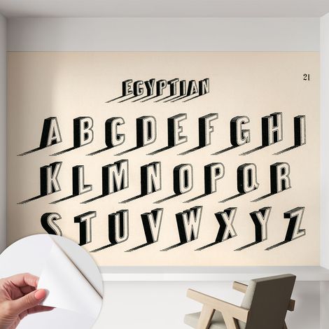 Papier peint autocollant décoratif à motifs pour salon chambre et bureau Tapete adhésif pour décoration Ambiance vintage 152x104 cm (1/5)