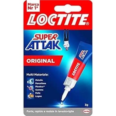 Loctite Super Attak Original Sofort-Flüssigkleber Transparent Universal 4g