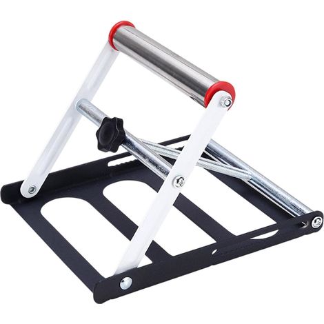 Support de scie à onglets, 40 à 135 mm, en métal, réglable en hauteur, outils de travail du bois, machine de coupe en métal, construction durable et stable pour la ferme (1/5)