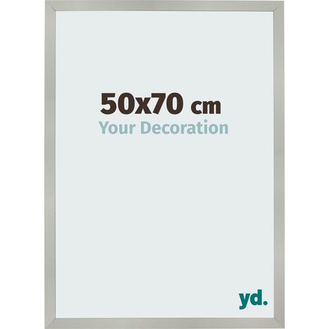 yd. - Cadre photo 50x70 - Argent Mat - MDF - Bologna (1/5)