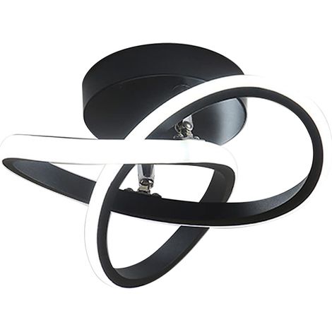 Plafonnier LED incurvé pour couloir, applique murale 3 couleurs, idéal pour chambre, salon, balcon, couloir d'escalier. (1/5)