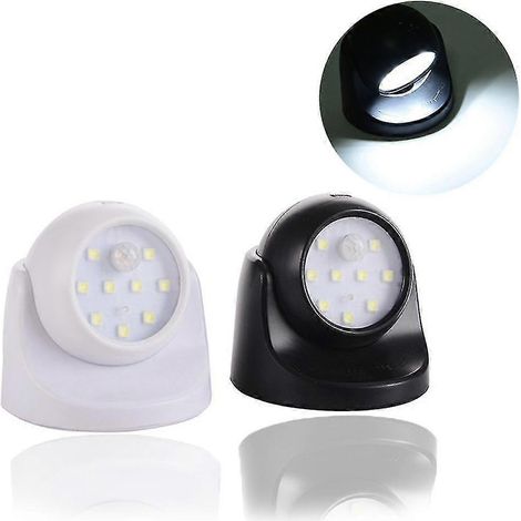 Lampe LED sans fil à détecteur de mouvement, alimentée par batterie, pour intérieur et extérieur (1/4)