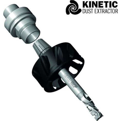 992.081.ER25 TURBINA DE ASPIRACIÓN D=80 DX PARA MANDRILES CON PINZAS ER25