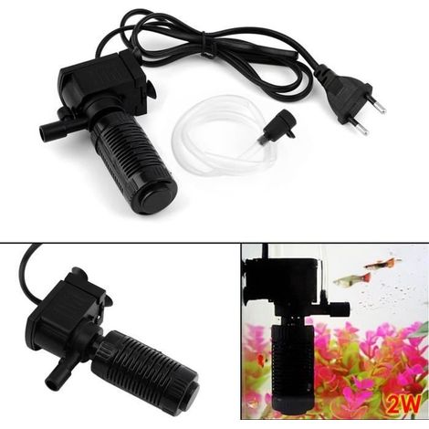 Filtre 3 en 1 - Non spécifié - Mini Aquarium - Noir - 200L/h - 2W (1/3)