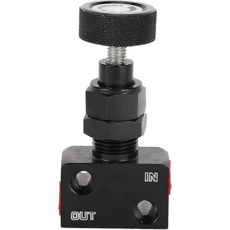 Valve de freinage à répartition réglable, universelle, en aluminium noir pour voitures (1/4)