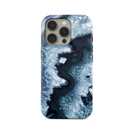 Funda protectora Burga Tough MagSafe para iPhone 16 Pro compatible con MagSafe (color "lago congelado"). (1/3)