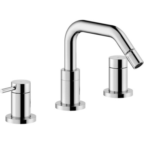 Batteria 3 fori per bidet. Nobili serie VELIS VE125215/2CR  Cromato - Ottone