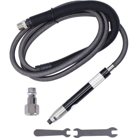 Ponceuse pneumatique stylo air grinder réglable portatif, kit polissage outil KP-6091EU fiche UE, mini meuleuse à air comprimé pour précision (1/5)