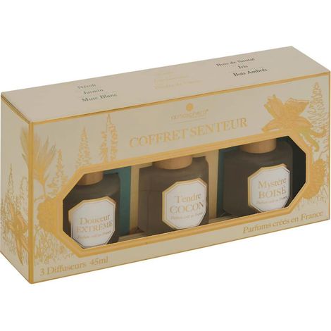 Coffret Senteur 3 Diffuseurs "Elise" 45ml Multicolore (1/5)