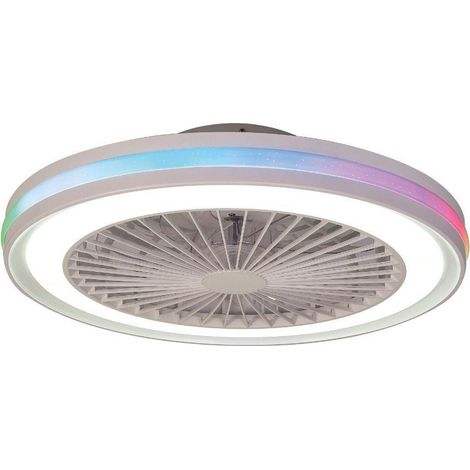 Plafoniera led rgb con ventola mantra gamer 20+40w 2700-5000k bianco - 8291 (1/2)