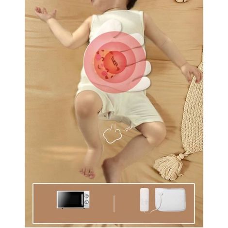 oreiller apaisant pour bébé aux graines de Cassia Oreiller de paume apaisant pour puericulture bebe Paume gauche du tigre (1/4)