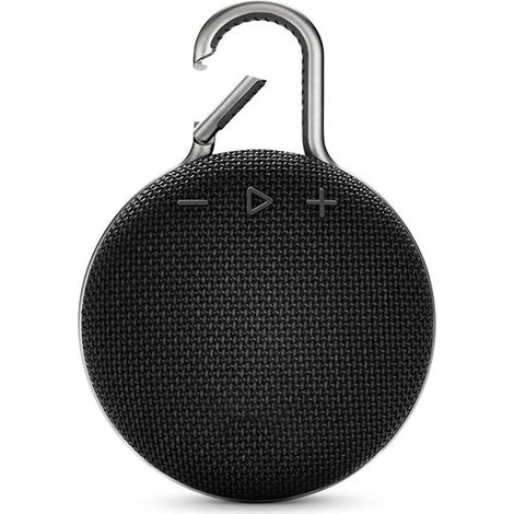 Mini enceinte Bluetooth portable noire avec basses puissantes - Enceinte sans fil multifonctionnelle pour la maison, les voyages et les activités de plein air (1/5)