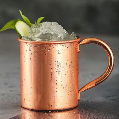 Mule Cup, Stainless Steel, Cocktail Glass and Rum Glass with Rolled Edge, for Home, Bar, Gifts (1/5)