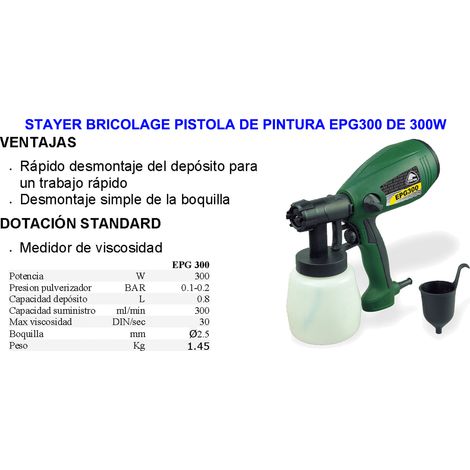 Stayer DIY Lackierpistole EPG300 300W 1738