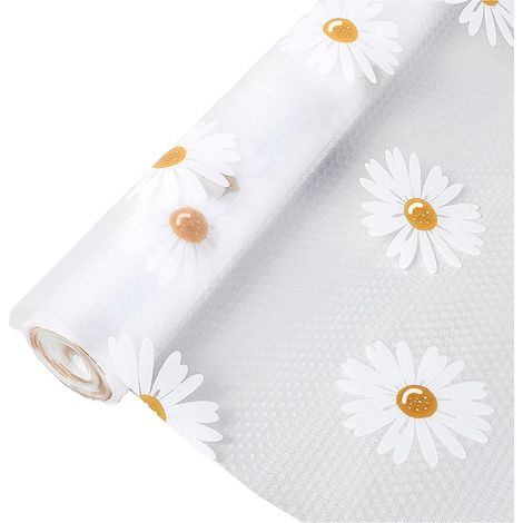 Tapis de Refrigerateur Antibactérien EVA, Tapis Tiroir Antidérapant, Tapis d'armoire, Convient aux Réfrigérateurs, Armoires, Tables, Antidérapant et Antibactérien, 30 x 500 cm (1/5)